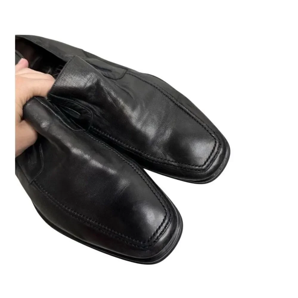 Monte Rosso Shoes Size 9 Mens Lucca Nappa Leather Loafers‎ Made in Italy